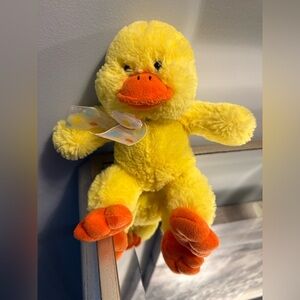 Duck plush toy 8.5” length new with tags.